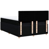  Krevet s oprugama i madracem crni 140x200 cm od tkanine | shoptok.hr