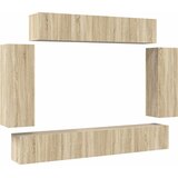  6-dijelni set TV ormarića boja hrasta sonome konstruirano drvo | Eponuda.com
