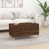  Stolić za kavu boja hrasta 90 x 44,5 x 45 cm konstruirano drvo | shoptok.hr