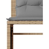 4-dijelni set vrtnih sofa s jastucima bež od poliratana | shoptok.hr