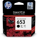 HP 653 Black Original Ink Advantage Cartridge spremnik s tintom 1 kom Standardni prinos Crno | Shoptok.si