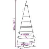  | Metalna božićna jelka | 180 cm Čelik s praškastim premazom | shoptok.hr