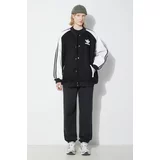 Adidas Bomber jakna SST Oversize VRCT ženska, črna barva, IR5519