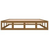  Okvir za krevet smeđi boja meda 200x200 cm od masivne borovine | shoptok.hr
