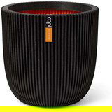 Capi Cvetlično korito Groove 35x34 črno, (20981599) | Shoptok.si