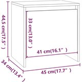 vidaXL noćni ormarići 2 kom boja hrasta sonome 45x34x44,5 cm iverica | shoptok.hr