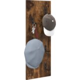  Vješalica za kapute na zidu Dimljeni hrast 30 x 1.5 x 80 cm | shoptok.hr