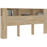 Uzglavlje s ormarićem boja hrasta sonome 200 x 18,5 x 104,5 cm | Eponuda.ba