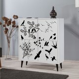 Woody Fashion Hanah Home Višenamenska komoda Multilux Manyas Cene