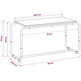  TV stalak 80 x 35.5 x 42 cm Hrast sonoma Konstruirano drvo | shoptok.hr