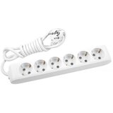 Panasonic Priklj.prenosna šestostruka 6Mx2m 3x1,5mm2 16A 250V WLTB0462-2WH EU4 X-tendia bela | Eponuda.com