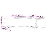  Navlaka za kutnu vrtnu garnituru sa 16 ušica 285 x 285 x 70 cm | shoptok.hr
