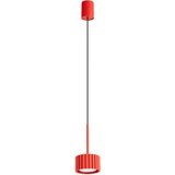 Sollux Lighting Viseča svetilka AURA 1 rdeča Gx53, (5000284986) | Shoptok.si