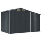  Vrtna kućica antracit 277 x 192,5 x 179 cm od pocinčanog čelika | shoptok.hr