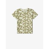 Koton T-Shirt Short Sleeve Crew Neck Leaf Printed Cotton Cene