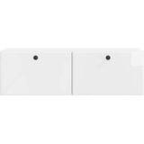 TV ormar za zid 98 x 31 x 30 cm Bijela visokog sjaja | shoptok.hr