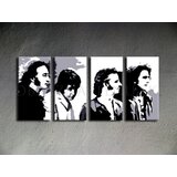  Ročno izdelana slika POP Art Beatles 4-delna (POP ART slike) | Shoptok.si