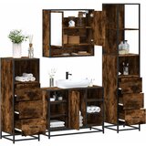 vidaXL 4-dijelni set kupaonskog namještaja boja hrasta drveni | shoptok.hr