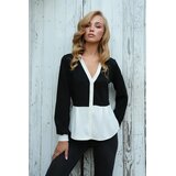 Trend Alacati Stili Ženska bluza Alc-X14499, Crno-bela | Eponuda.com