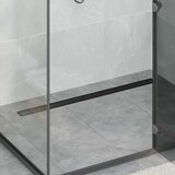 Tuš kanal 2-u-1 sa 360° sifonom Crna 100 cm | shoptok.hr