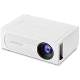 Prenosni mini projektor: 1080P podpora, HDMI/USB priključki, idealen za potovanja White, (5000129990)