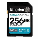 Kingston canvas go! plus sd 256gb class 10 uhs-i u3 v30 (sdg4/256gb) spominska kartica | Shoptok.si