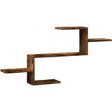  Zidna polica dimljena boja hrasta 104x15x49cm konstruirano drvo | Eponuda.com