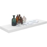 vidaXL plutajuća zidna polica visoki sjaj bijela 80x23,5x3,8 cm MDF | shoptok.hr