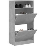 Ormarić za cipele boja betona 60x34x116 cm konstruirano drvo | shoptok.hr