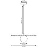  Luster na sajli UMBRA 1xG9/8W/230V crna | Eponuda.com