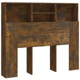 Maison Chic vzglavna omarica - nočna omarica - posteljna omarica dimljeni hrast 120x19x103,5 cm, (21705738) Cene