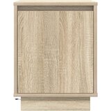  Noćni ormarić s LED svjetlima boja hrasta sonome 38x34x50 cm | shoptok.hr