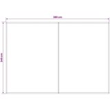  Nadomestno platno za tendo Zelena in Bela 400 × 350 cm, (5000258681) | Shoptok.si