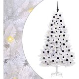  Umjetno božićno drvce s nogom Bijela 180 cm PVC i čelik | shoptok.hr