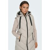 Jacqueline De Yong Skylar Brezrokavnik Siva | Shoptok.si