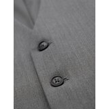 Ombre Elegant men's SLIM FIT herringbone vest - grey | Shoptok.si