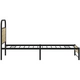 vidaXL Okvir kreveta bez madraca boja hrasta sonome 75 x 190 cm drveni | shoptok.hr