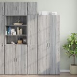 vidaXL Ozka omara za shranjevanje siva sonoma 30x42,5x225 cm inž. les Cene