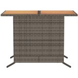 3-dijelni bistro set od poliratana s jastucima sivi | shoptok.hr
