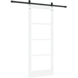  Drsna vrata Bela 83 x 202 cm Les in kovina, (5000121911) | Shoptok.si
