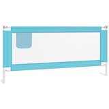  Sigurnosna ograda za dječji krevet plava 200 x 25 cm od tkanine | shoptok.hr