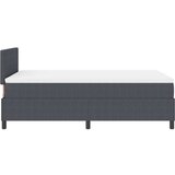 Box Spring Krevet s Madracem &amp LED Tamno Sivi Mali Dvostruki Krevet od Kordura Tkanine | shoptok.hr