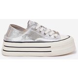 GOE Women Leather Sneakers On Platform | Shoptok.si