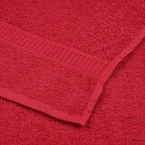  Ručnici za goste FROGN 10 kom. crveni 30x50 cm 360 g/m² | shoptok.hr