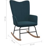 Gugalni stol moder žamet, (20935059) | Shoptok.si