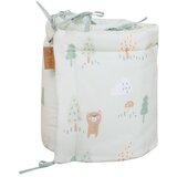 Roba Svetlo zelena bombažna zaščitna obza posteljico 170 cm Woodland Buddies – | Shoptok.si