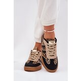 Boto Women's Sneakers From Eco Leather Leopard Black Satylies | Shoptok.si