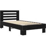  Okvir kreveta s uzglavljem Crni hrast 80 x 200 cm | shoptok.hr