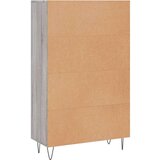 vidaXL Visoka omara siva sonoma 69,5x31x115 inženirski les | Shoptok.si