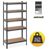 SmartStorage Polica metal-medijapan 180x90x35cm 5x175kg | ePonuda.com